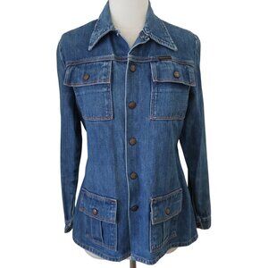 vtg 70s MAVERICK women's denim jacket sz M